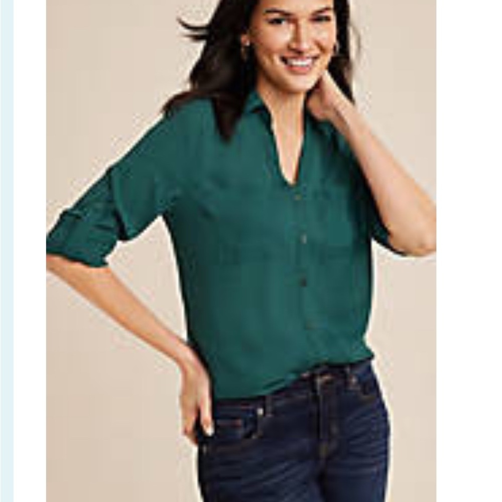 Women's Green Blouse